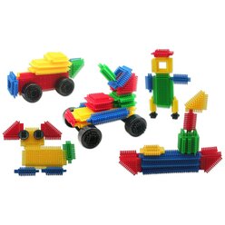 Noppenbausteine, 136 St�ck in Stapelbox, ab 3 Jahre