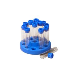 Reagenzgl�ser im Drehst�nder 14 St�ck