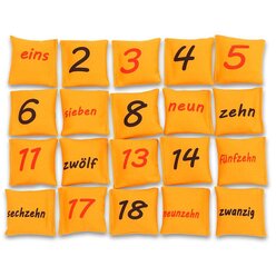 Zahlen auf Bohnens�ckchen, ab 6 Jahre