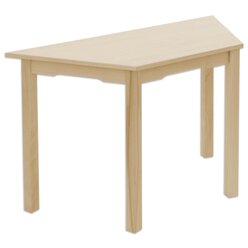 Trapeztisch Trapentino, Buche hell, H�he 64 cm