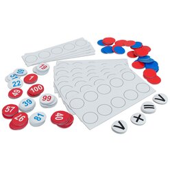 Zahlenraum 100 - magnetisches Tafelmaterial, 7-9 Jahre