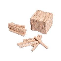 100 Zehnerstangen aus Buche