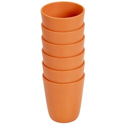 treeNside Becher, 200 ml, 6er-Set coral