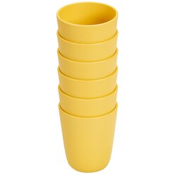 treeNside Becher, 200 ml, 6er-Set safrangelb