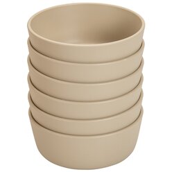 treeNside Sch�ssel, 6er Set graubeige