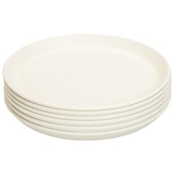 treeNside Teller, 6er-Set perlwei�