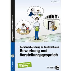 Bewerbung und Vorstellungsgespr�ch, Buch inkl. CD, 7.-10. Klasse