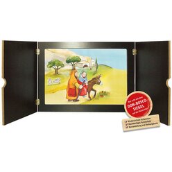 Kamishibai Holztheater f�r A3 Bildkarten