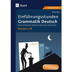 Einf�hrungsstunden Grammatik Deutsch Klassen 7-8