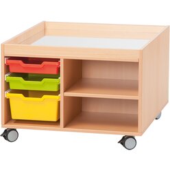 Experimentierwagen mit Spiegel und Aufkantung