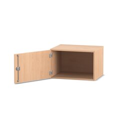 Flexeo Aufsatzschrank, Buche hell, T�ranschlag links, HxBxT:41,4x64,1x50cm, Bogengriff mit Schloss