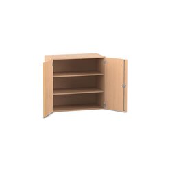 Flexeo Aufsatzschrank, Buche hell, HxBxT: 90,9x94,4x50 cm, 2 Fachb�den, Dreholive
