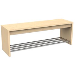 Flexeo� Garderobenbank Armadio, BxTxH: 120 x 35 x 38 cm, Eiche natur