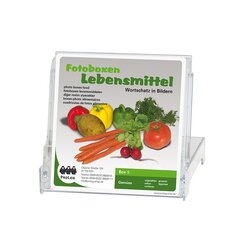 Fotokarten Gem�se in transparenter Aufstellbox, ab 4 Jahre