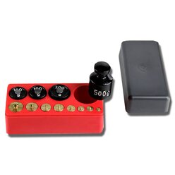 Gewichtssatz 1 kg im RE-Plastic�-Kunststoffkasten