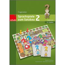 Sprachspiele zum Satzbau 2 - Frages�tze, Spielemappe, 4-8 Jahre