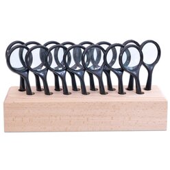 Lupenst�nder aus Holz, gro�