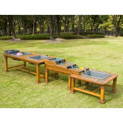 Outdoor Sand- und Wassertische, 3er Set