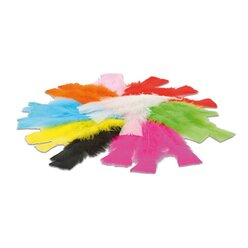 Mischung Flauschfedern, ca. 320 St�ck, 12 - 16 cm