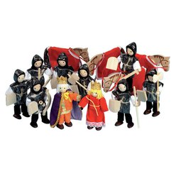 Ritter-Set, 14 Biegep�ppchen in transparenter Box, ab 3 Jahren