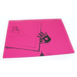 Schreibtischauflage f�r Linksh�nder - Pink