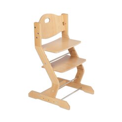 Treppenhochstuhl Buche natur, 6-36 Monate