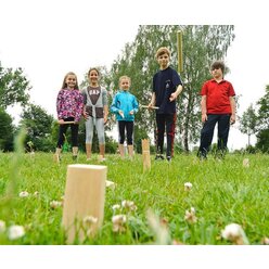KUBB Wikingerspiel, Outdoor-Wurfspiel, 21-teilig, f�r Gro� und Klein