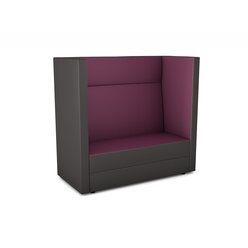 Akustik Hochlehner Berlin Standard, Schallschutzsofa, Farbe Berry 033127