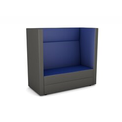 Akustik Hochlehner Silvertex Standard, Schallschutzsofa, Farbe Delft SB1-3067