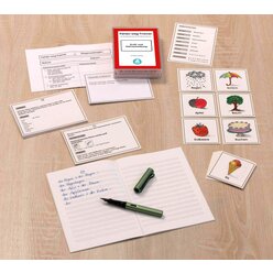 Fehler-weg-Trainer, Arbeitskarten