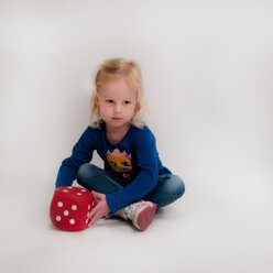 Augenw�rfel 10 cm, rot