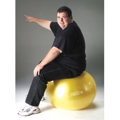 Gymnic Classic Plus 75 cm, gelb