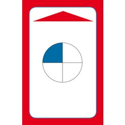 Einfache Br�che erkennen und benennen, Kartensatz, 7-9 Jahre