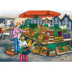 Vocabular Wortschatz-Bilder - Obst, Gem�se, Lebensmittel, Kopiervorlage, 3-99 Jahre