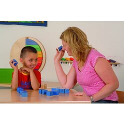 Klangmemo, 16 Klangw�rfel im Holzkasten, ab 3 Jahre