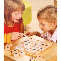 Juwelen-Sudoky 6 x 6, Logikspiel mit Farben, ab 4 Jahre