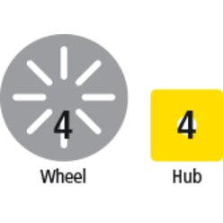 Magnetic Polydron R�der-Erweiterungs-Set 8 Teile