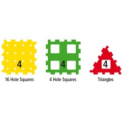 XL Polydron Set 1, 12 Teile, ab 2 Jahre