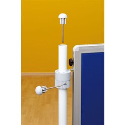 Compra Stellwand Einh�ngetafel - Stoffbezug blau, 120 x 150 cm (ohne Stative)