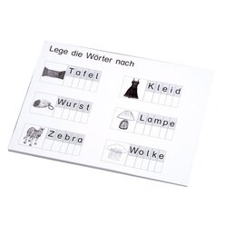 W�rter legen und lesen, 32 Einlegebl�tter