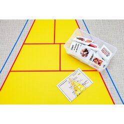 Arbeitsteppich Ern�hrungspyramide inkl. Zubeh�r