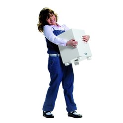 Kinderhocker mit Trommelfunktion, wei�, Sitzh�he 38cm, 5-9 Jahre