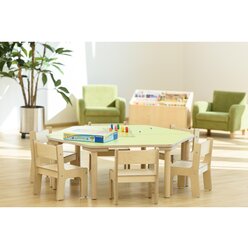 Baccus 8 tlg. M�belset, Trapeztisch gr�n