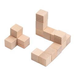 Holzw�rfel, natur, 150 St�ck, in Stapelbox, 3-13 Jahre