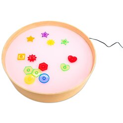 Lichttisch, rund, 3-12 Jahre