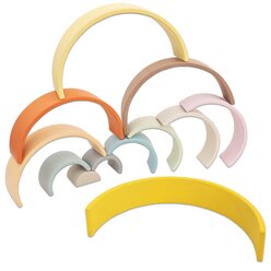 Regenbogen aus Holz, gro�, Breite 32 cm