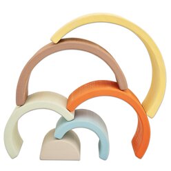 Regenbogen aus Holz, klein, Breite 19 cm