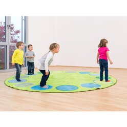 Riesen-Rundteppich - Dots, Sitzkreisteppich mit 3 Metern Durchmesser