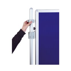 T-Fu� Stativ, grau, St�nder f�r Stellwand, einzeln