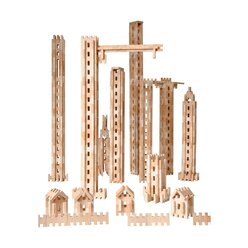 Dusyma-Steckbausteine Holz, 500 St�ck, ab 3 Jahre